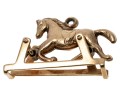 14K Yellow Gold Rocking Horse Pendant / Charm