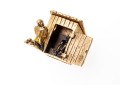 Fun 14K Outhouse Pendant / Charm