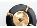 14k Beautiful Vintage Bartholomew Mazza Black Onyx And Cultured Mabe Pearl Earrings