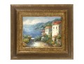 Small Signed Oil On Board Coastal Scene