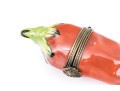 Hand Painted Porcelain Limoges Box, Chili Pepper Form