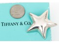 Tiffany & Co. Sterling Silver Puffed Star Form Brooch