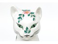 Pair Of Portugal Painted Ceramic Cat Figures