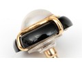 14k Beautiful Vintage Bartholomew Mazza Black Onyx And Cultured Mabe Pearl Earrings
