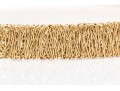 14k Yellow Gold Unique Textured Woven Wire Motif Bracelet