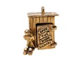 Fun 14K Outhouse Pendant / Charm
