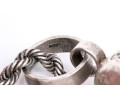 Vintage Sterling Silver Chain With Skull Pendant