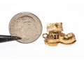 14K Old Woman And A Shoe Charm / Pendant