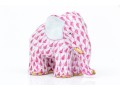 Herend Pretty Pink Fishnet Small Elephant
