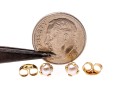 Two Pairs Of 14k Yellow Gold Cultured Pearl Stud Earrings