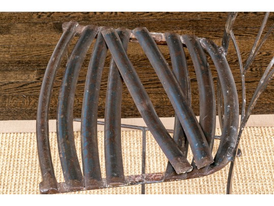 Antique Wrought Iron Side Chair
