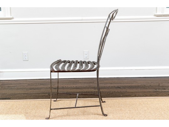 Antique Wrought Iron Side Chair