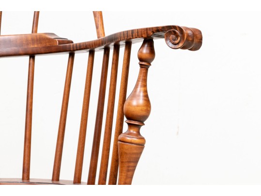 D.R. Dimes Tiger Maple Windsor Student Chair