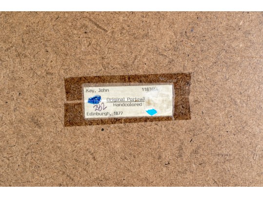 John Kay (Scotland, 1742-1826) Set Of Three Gilt Framed Hand Colored Portrait Engravings 