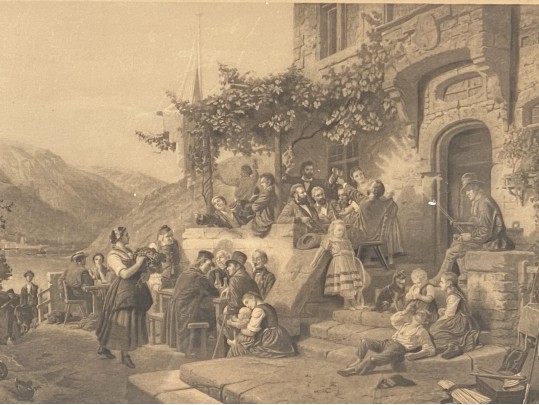 Antique German Engraving. 