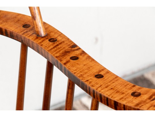 D.R. Dimes Tiger Maple Windsor Student Chair