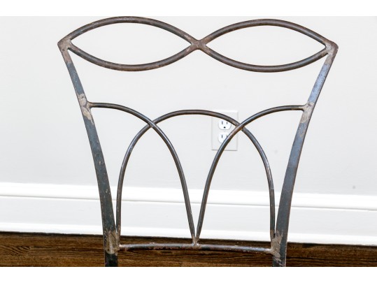 Antique Wrought Iron Side Chair
