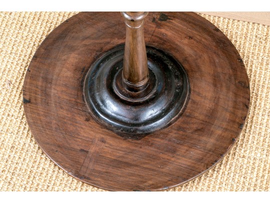 19th C. English Rosewood Candle Stand