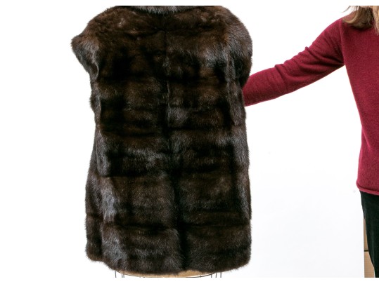 Vintage Ladies Brown Mink Jacket 