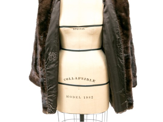 Vintage Ladies Brown Mink Jacket 