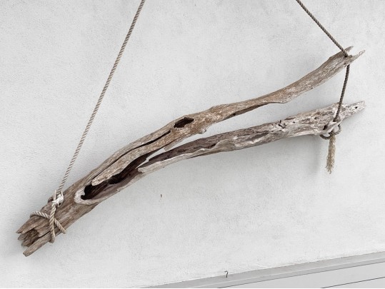 Sculpturesque Hanging Driftwood