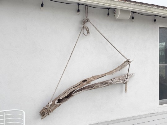Sculpturesque Hanging Driftwood