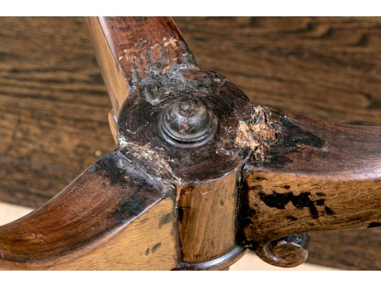 19th C. English Rosewood Candle Stand