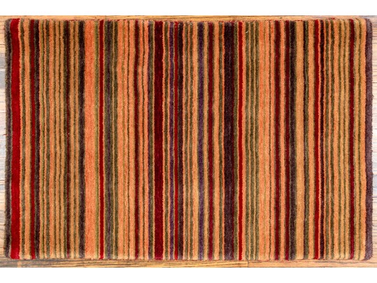 Plush Hand Knotted Wool Carpet - 35 1/2