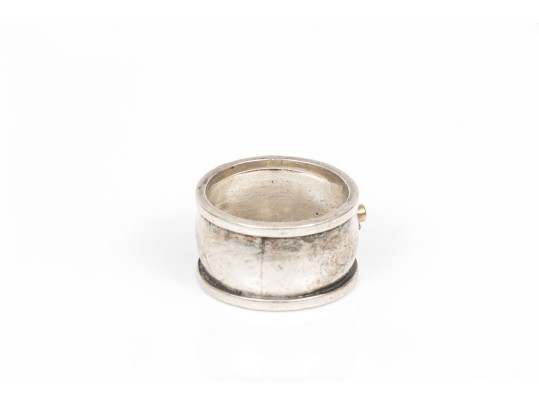 Sterling Silver Lovely Collection Of Assorted Band Style Rings, Size 7.5