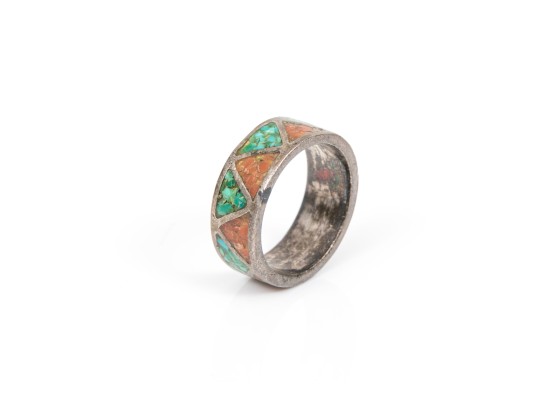 Sterling Silver Lovely Collection Of Assorted Band Style Rings, Size 7.5