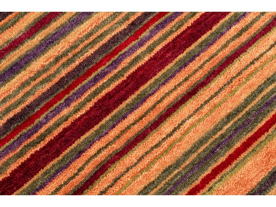 Plush Hand Knotted Wool Carpet - 35 1/2