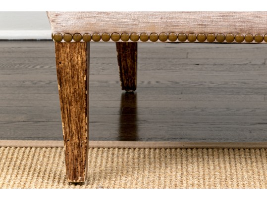 Profiles Velvet Upholstered Slipper Chair