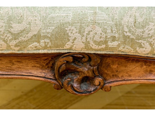 Vintage French Style Carved Tub Chair