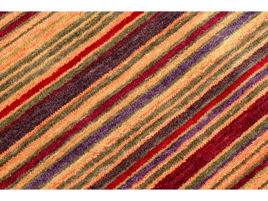 Plush Hand Knotted Wool Carpet - 35 1/2