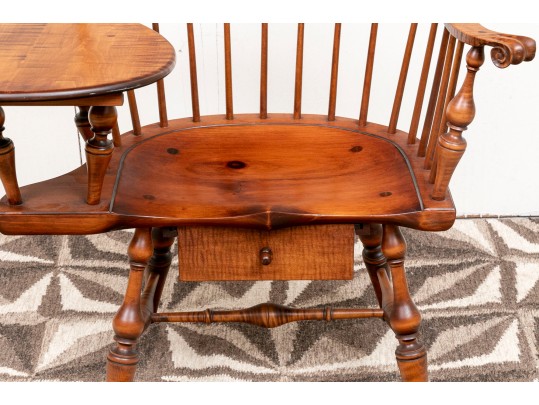 D.R. Dimes Tiger Maple Windsor Student Chair