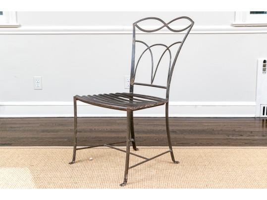 Antique Wrought Iron Side Chair