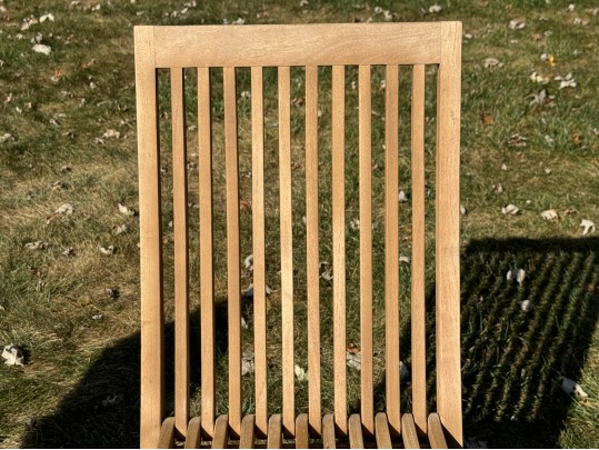 Pair Of Wooden Folding Chairs