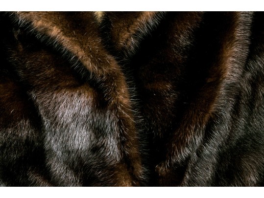 Vintage Ladies Brown Mink Jacket 