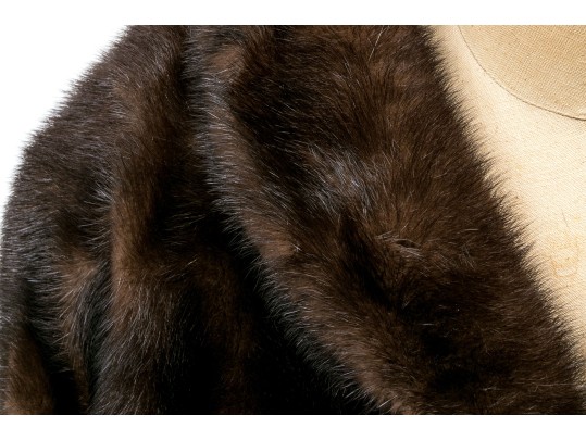 Vintage Ladies Brown Mink Jacket 