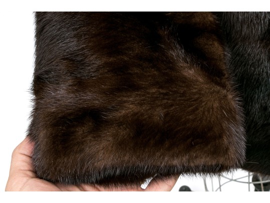 Vintage Ladies Brown Mink Jacket 