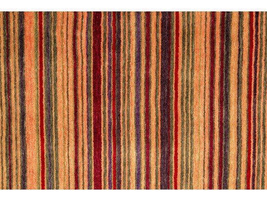 Plush Hand Knotted Wool Carpet - 35 1/2