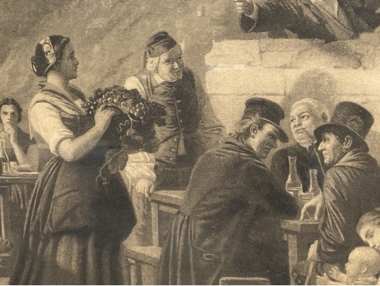 Antique German Engraving. 