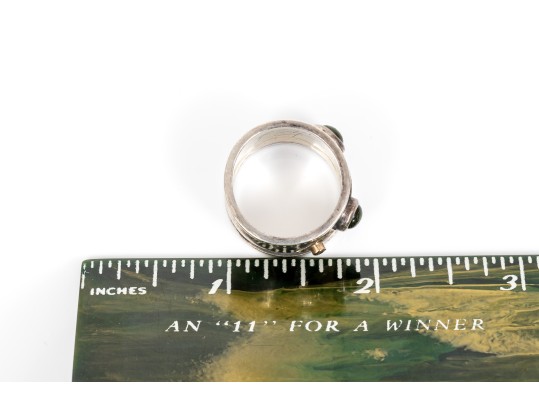 Sterling Silver Lovely Collection Of Assorted Band Style Rings, Size 7.5