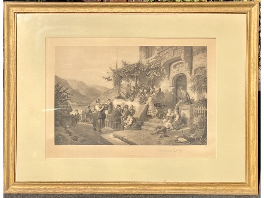 Antique German Engraving. 