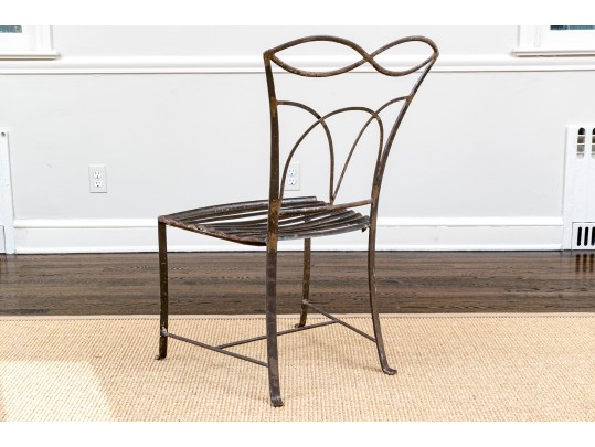 Antique Wrought Iron Side Chair