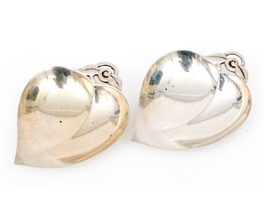 A Pair Of Tiffany & Co. Sterling Silver Nut Dishes