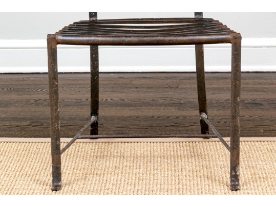 Antique Wrought Iron Side Chair