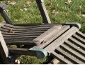 Gloucester Pair Of Teak Chaise Lounge Chairs With Side Table