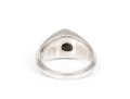 Sterling Silver Pair Of Retro Chunky Assorted Rings, Size 10