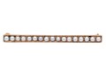 14k Yellow Gold Vintage Simple Seed Pearl Bar Pin